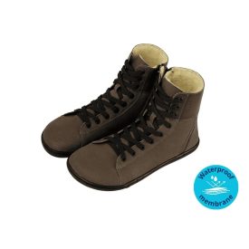 ANTAL Lanapura bélelt magasszárú cipő Brown 39