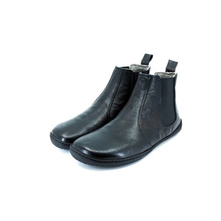 MUKISHOES Chelsea bőr Black