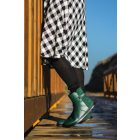 PEERKO Glamour Teal W bőr magasszárú cipő 39