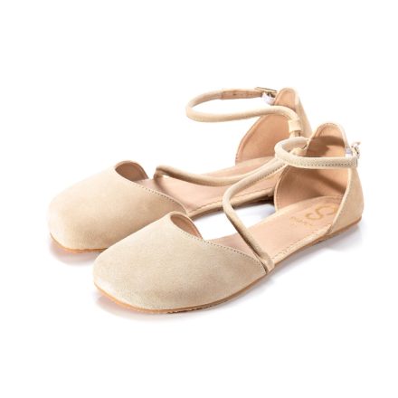 SHAPEN ORCHID barefoot szandál WIDE Beige