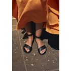 SHAPEN Daisy barefoot szandál Black Crackle 37