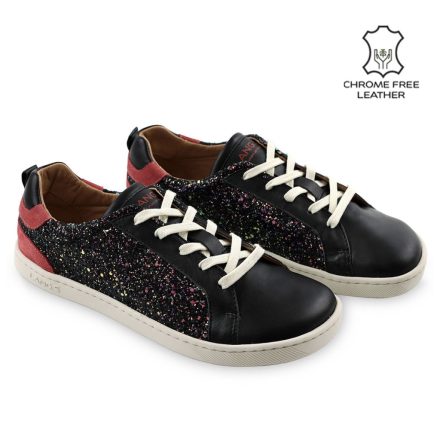 TIKKI ONYX Blackberry bőr sneaker