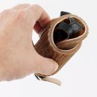 TIKKI SELENE BLACK női bőr szandál 37