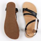 TIKKI SELENE BLACK női bőr szandál 40