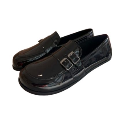 Peerko bőr Slip-on Flare Obsidian 42